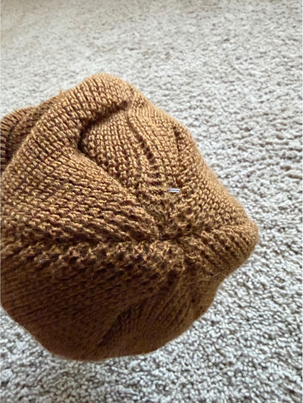 Vuori Alpine Waffle Beanie double-layered winter hat Caramel - Picture 5 of 6